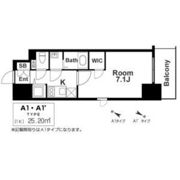 エスリード神戸三宮ラグジェの間取り画像