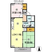 セジュールカワコーの間取り画像