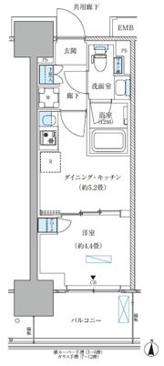 パークアクシス??島コンフォートスクエアの間取り画像
