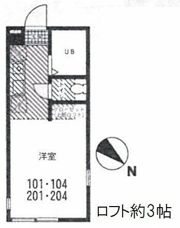 ハーミットクラブハウス追浜B棟の間取り画像