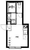 ハンプトン西新井の間取り画像