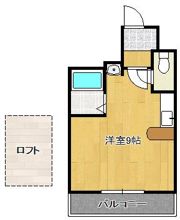 オリエンタル朝日ヶ丘の間取り画像