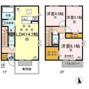 クレセント中島Ⅱの間取り画像