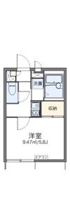 レオパレスサウスフィールド六浦の間取り画像