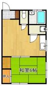 宇佐町アパートの間取り画像