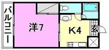 ローランハイツの間取り画像