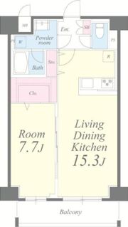 クレシェンテ月島の間取り画像