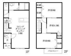 ネオハウス小栗の間取り画像