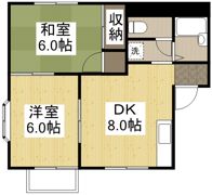 ミューゼフルールB棟の間取り画像