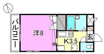 EMBASSY燦城（ｴﾝﾊﾞｼｰｻﾝｼﾞｮｳ）の間取り画像