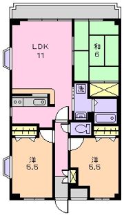 クラールハイト秋本の間取り画像