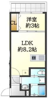 ステリア森之宮の間取り画像