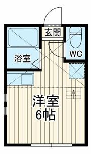 ユナイト横浜オリヴェイラの間取り画像