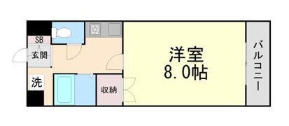 プレステージKの間取り画像