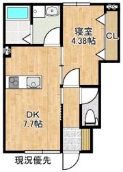 ソレイユルヴァン雑賀町の間取り画像