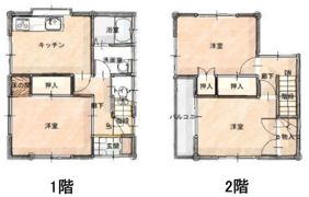 金本借家の間取り画像