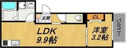 LE COCON 江南Ⅲの間取り画像