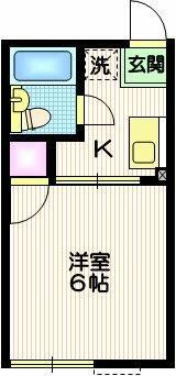 シティハイム ハピネスの間取り画像
