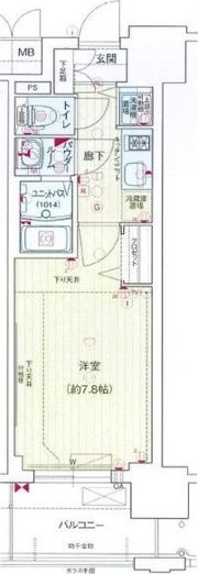 プレサンスジェネ千種内山の間取り画像