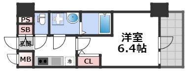 エスリード阿波座プライムコートの間取り画像