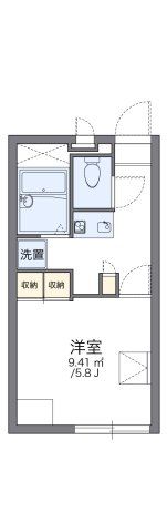 レオパレスホーステイルの間取り画像