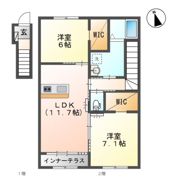 カーサ ミルフィーユの間取り画像