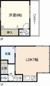 白島中町借家の間取り画像