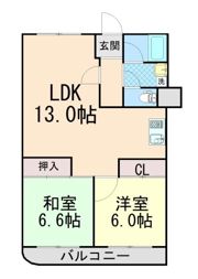 サンハイツ豊中の間取り画像