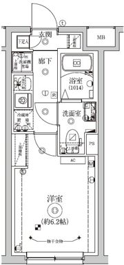 ベルシードステアー新中野の間取り画像