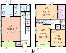 エクレール瀬田の間取り画像