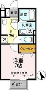 サンシティ スズイ Eの間取り画像