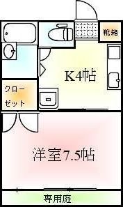 コーポビジョンの間取り画像