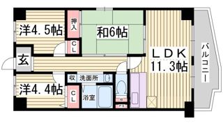 エテルノ神戸の間取り画像