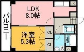 フォーシーズンズ水前寺の間取り画像