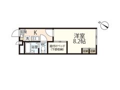 レオパレス紫苑の間取り画像