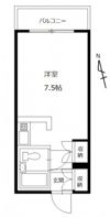 コーポ千鶴の間取り画像