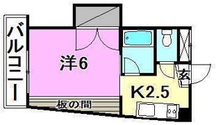 エステート東野の間取り画像