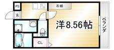 フラッティ鳥居前町の間取り画像