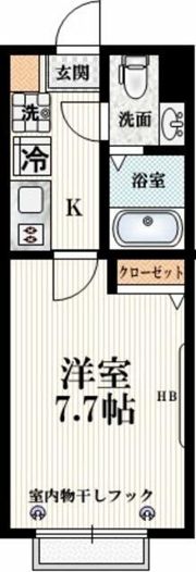 ベルエアハイツの間取り画像