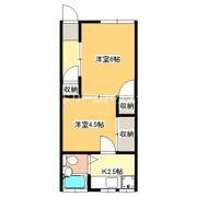 第1こだま荘の間取り画像