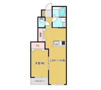 アイタウン庭瀬D棟の間取り画像
