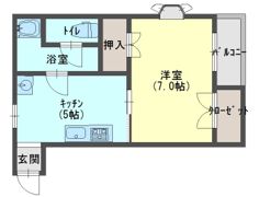 メゾンプラムⅡの間取り画像