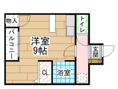 ポートサイドAビルの間取り画像