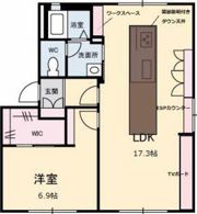 セキワハイツの間取り画像
