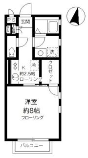 SUNNY COURTの間取り画像