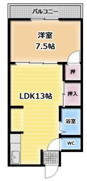 メゾン大和枚岡の間取り画像