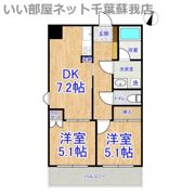 アーバンエクセル蘇我の間取り画像