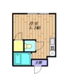 アルテ北久里浜 103号室の間取り画像
