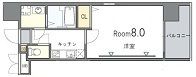 ウエンズ東心斎橋の間取り画像