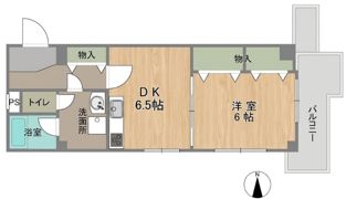 千里ハイツの間取り画像